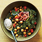 Kale and Garbanzo Beans