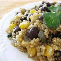 Quinoa and Black Beans