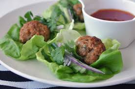 Vietnamese chicken meatballs