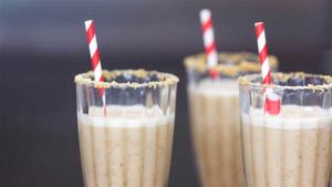 salted caramel milkshake